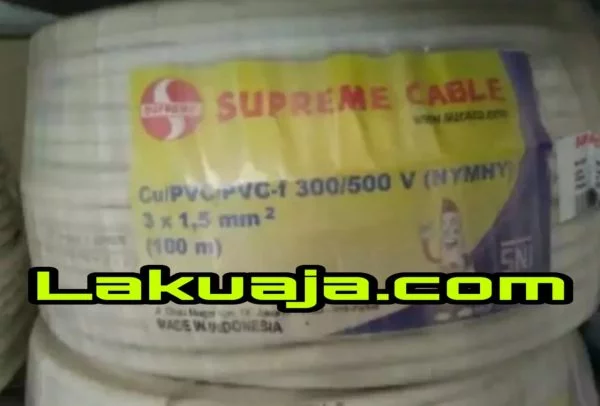 Kabel Listrik SUPREME NYMHY 3x1 5 Mm Lakuaja