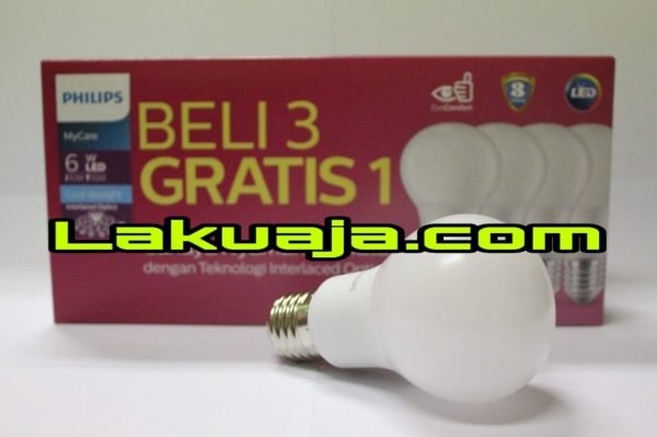 lampu-philips-led-bulb-pack-6w