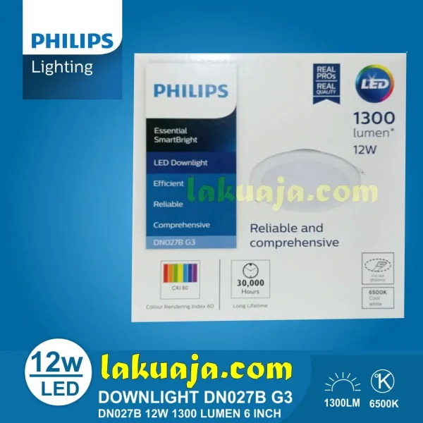 lampu-downlight-philips-led12-dn027b-13w-6-inch-1300-lumen-g3