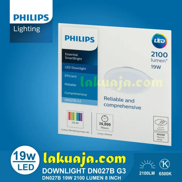 lampu-downlight-philips-led20-dn027b-19w-8-inch-2100-lumen